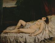 Gustave Courbet Sleeping Nude Sweden oil painting artist